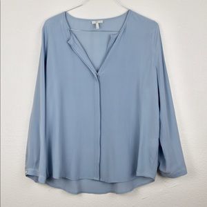 Joie 100% silk Blouse button down size L